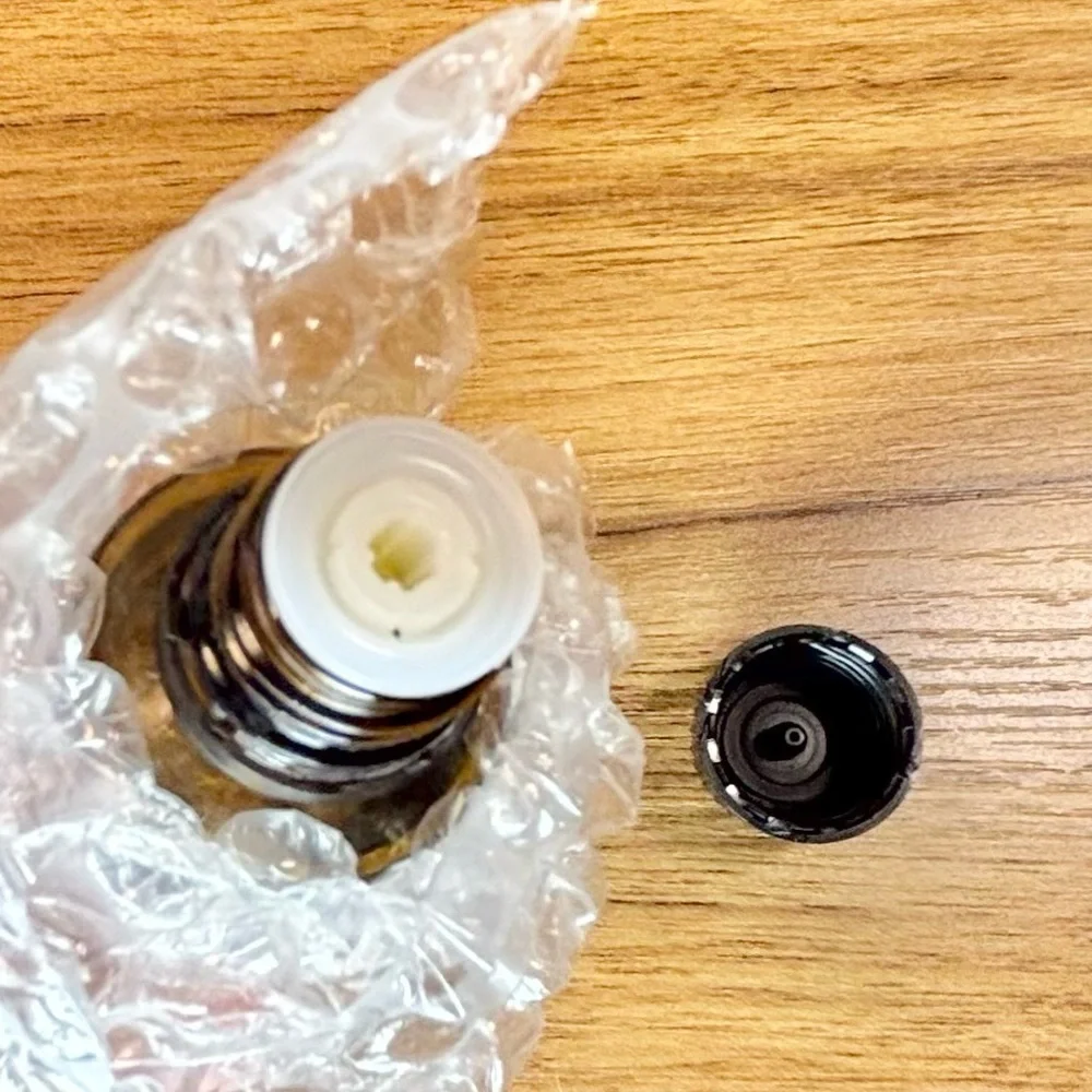 Set of 8 Empty Amber and Frosted Glass Dropper Bottles, [Various Sizes]